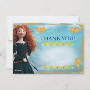 Brave Merida   Birthday Thank You Card