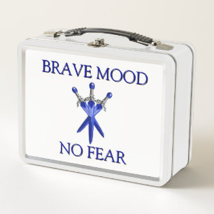 Brave Mood kids Metal Lunchbox