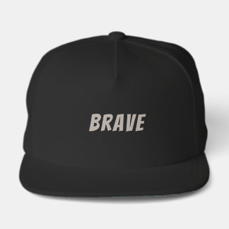 Brave Motivational Inspirational Snap Back Hat