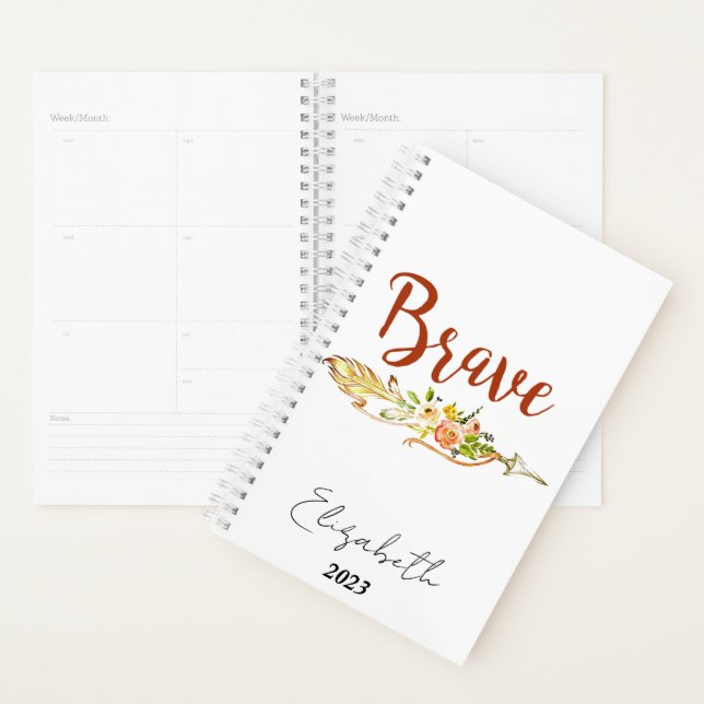 Brave personalized, custom year planner (Display)
