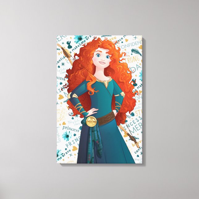 Brave Princess Canvas Print (Front)