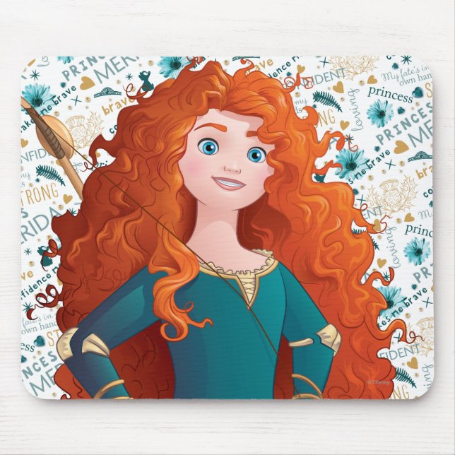 Brave Princess Mouse Pad (Front)
