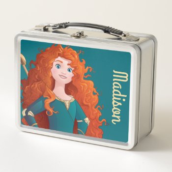 Brave Princess - Personalized Metal Lunch Box by DisneyPrincess at Zazzle