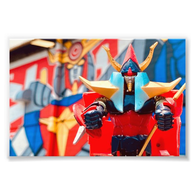 Brave Raideen Shogun Warriors Graffiti Photo Print (Front)