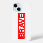 Brave Stamp iPhone 15 Case