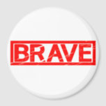 Brave Stamp Magnet