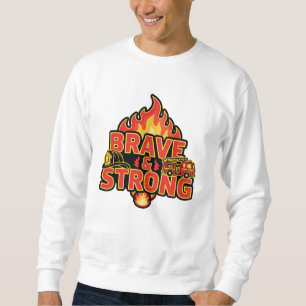 Brave & Strong – Firefighter Pride Tee