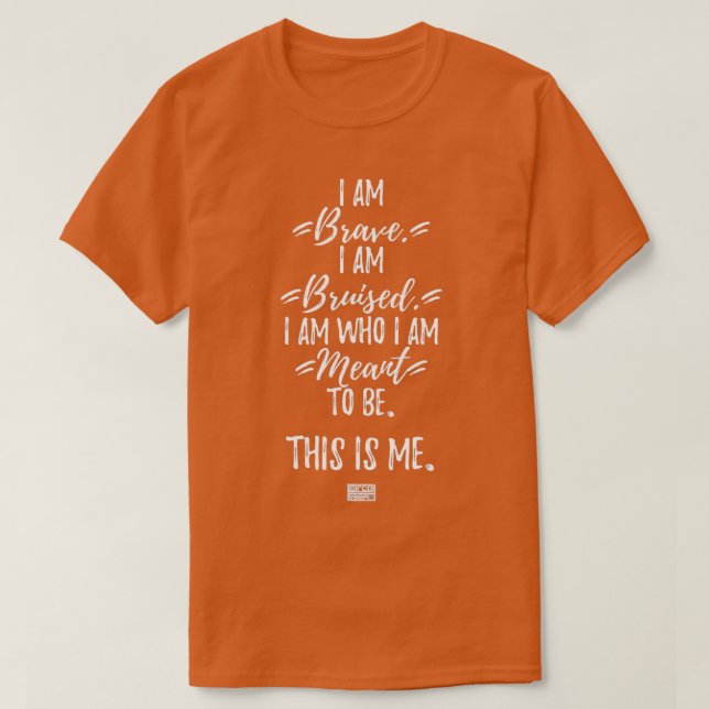 BRAVE THIS IS ME PROUD MUSICAL THEATRE PERFORMER  T-Shirt (Design Front)
