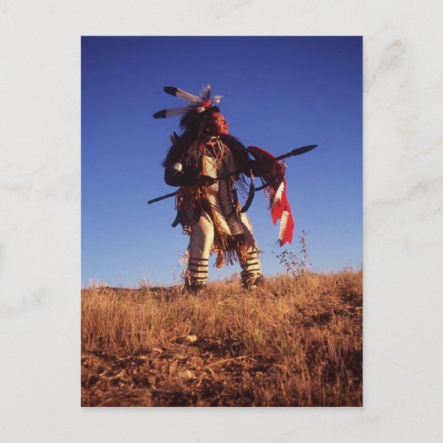 Brave Ute_Warrior postcard (Front)
