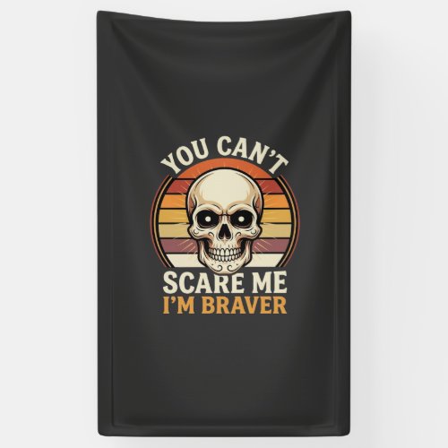 Braver Halloween Skull Retro Horror Design_1 Banner