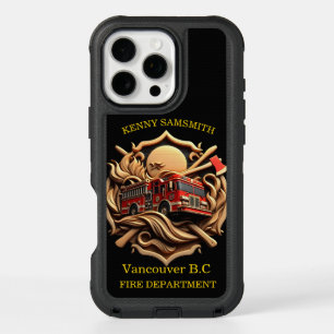Bravery And Dedication Fire Department  iPhone 16 Pro Max Case