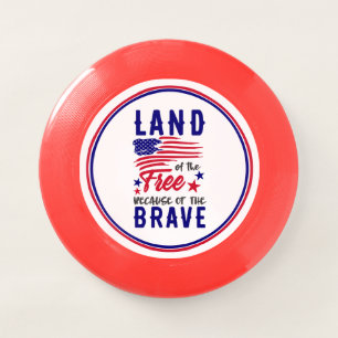 Bravery and Freedom: A Patriotic Tribute Wham-O Frisbee