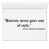 Bravery Never Goes Out of Style (Inside Horizontal (Bottom))