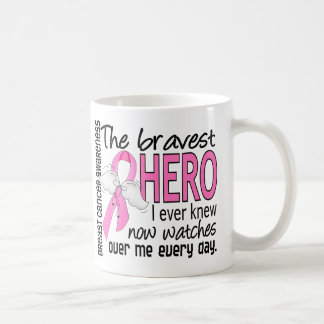 Bravest Hero I Ever Knew Breast Cancer Coffee Mug