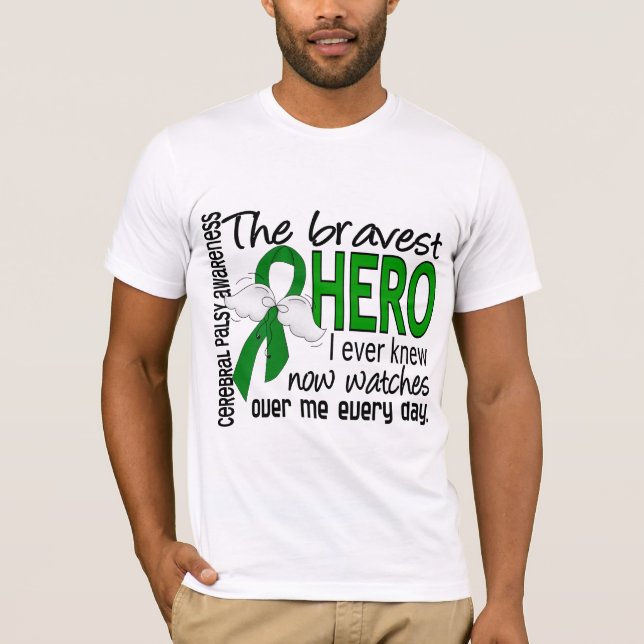 Bravest Hero I Ever Knew Cerebral Palsy T-Shirt (Front)
