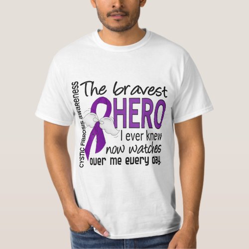 Bravest Hero I Ever Knew Cystic Fibrosis T_Shirt