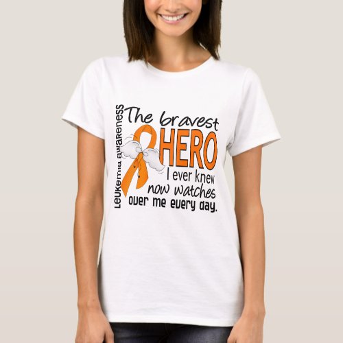 Bravest Hero I Ever Knew Leukemia T_Shirt