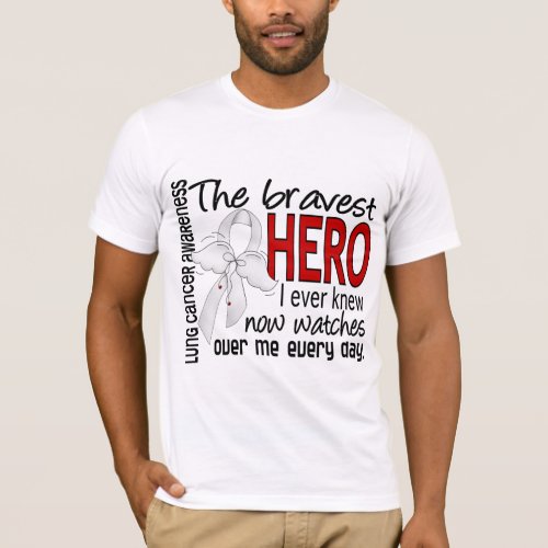 Bravest Hero I Ever Knew Lung Cancer T_Shirt