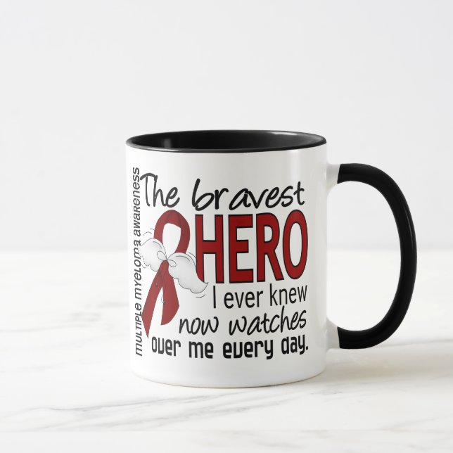 Bravest Hero I Ever Knew Multiple Myeloma Mug (Right)