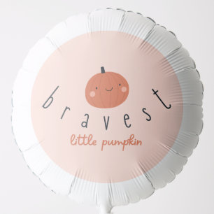 bravest little pumpkin childhood cancer sick child balloon