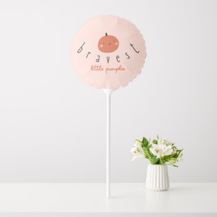 bravest little pumpkin childhood cancer sick kids balloon