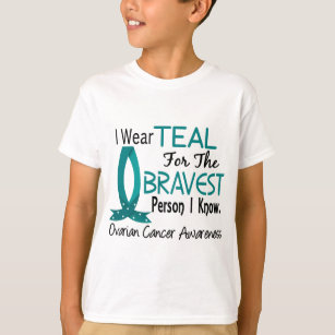 Bravest Person I Know Ovarian Cancer T-Shirt