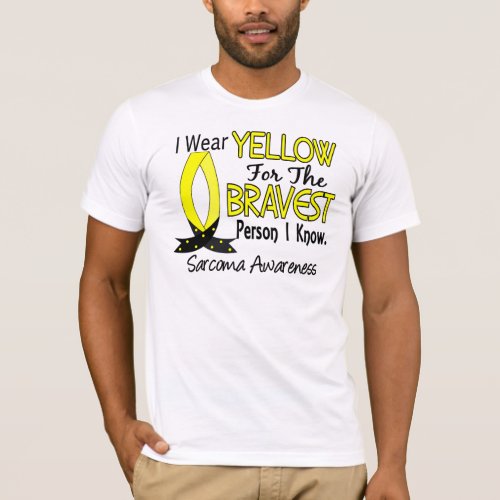 Bravest Person I Know Sarcoma T_Shirt