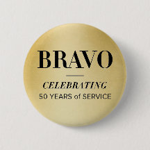 BRAVO 50th button