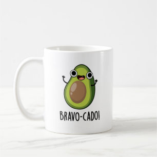 Bravo-cado Funny Avocado Pun  Coffee Mug