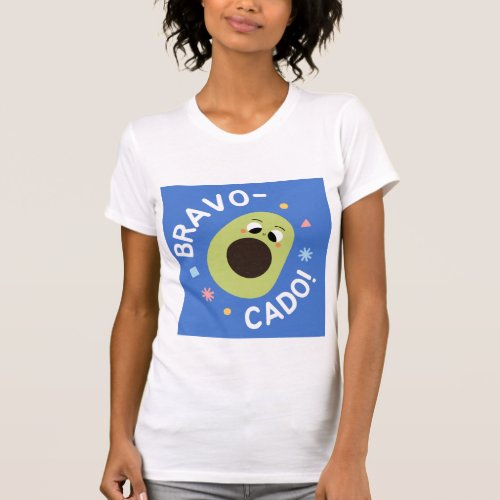 Bravo_cado White fruit T_Shirt