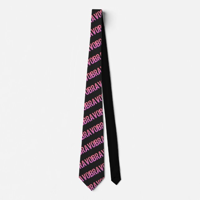 Bravo! Italian saying    Neck Tie (Front)