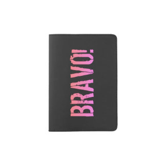 Bravo! Italian saying    Passport Holder