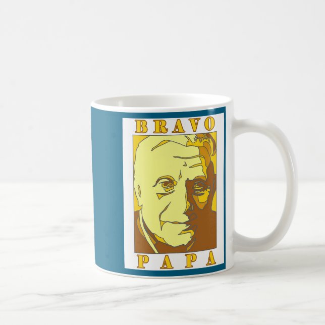 Bravo Papa New Pe Benedict Xvi  Coffee Mug (Right)