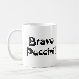 bravo puccini coffee mug