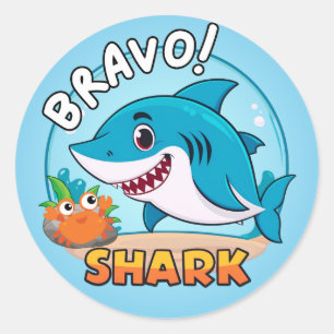 Bravo Sticker, Shark Stickers