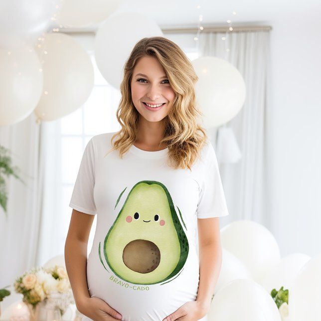 Bravocado Avocado Gender Neutral Twins Mom to be T-Shirt (Bravocado Avocado Gender Neutral Twins Mom to be T-Shirt)