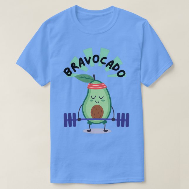 Bravocado Funny Avocado Pun Classic TShirt (Design Front)