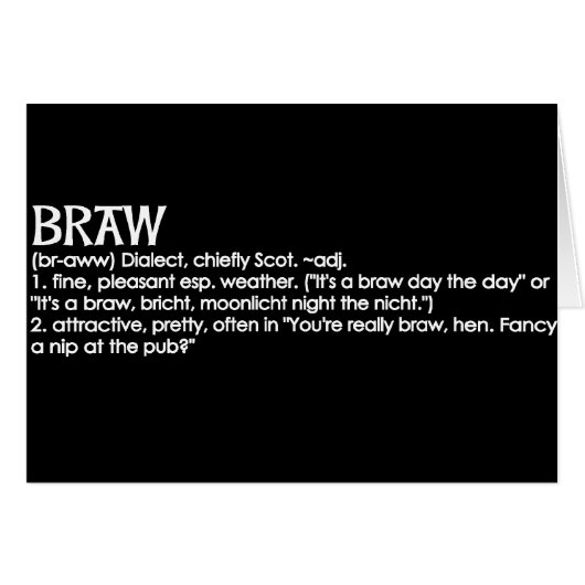 Braw Cards (Front Horizontal)