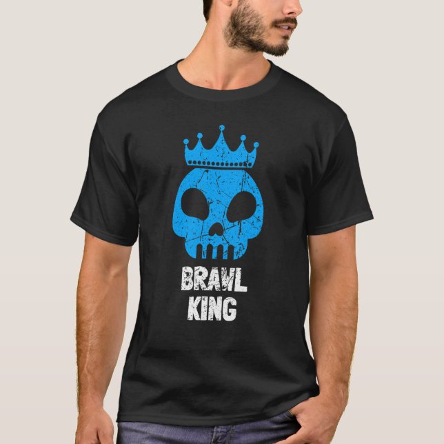 Brawl King Brawling Gamer Gaming 3 T-Shirt (Front)