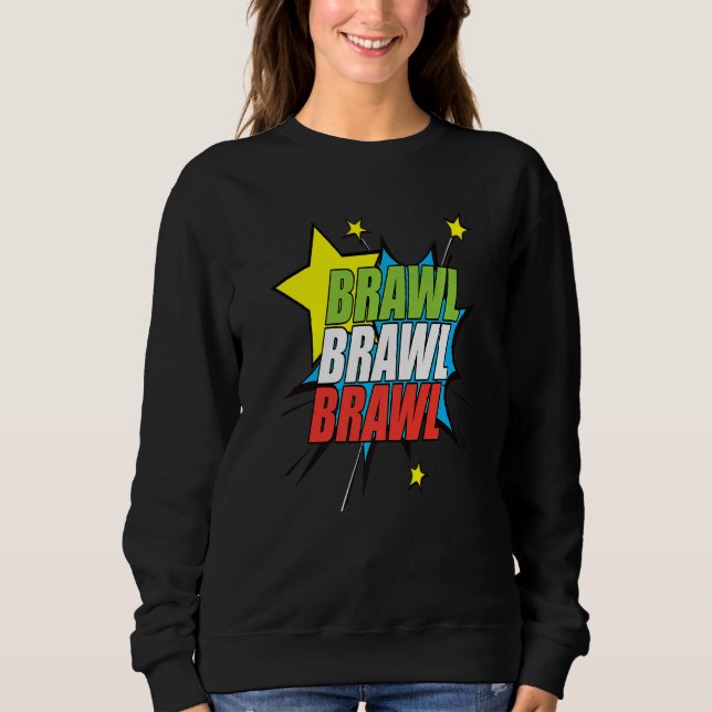 Brawl Repeat & Graphic Stars Sweatshirt (Front)