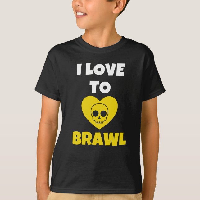 Brawling Brawl Showdown Stars Gaming T-Shirt (Front)