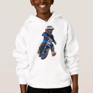 Braxton #18 Michigan MX Boyz White Hoodie - Youth