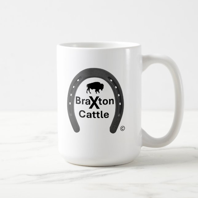 Braxton Cattle Brand Mug (Right)