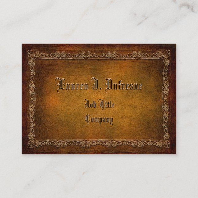 Braxton  Customizable Business Card (Front)