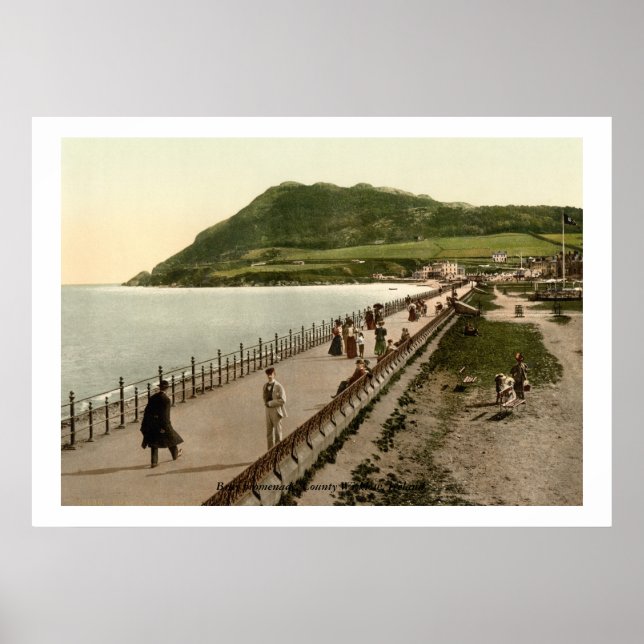 Bray Promenade, County Wicklow Poster (Front)