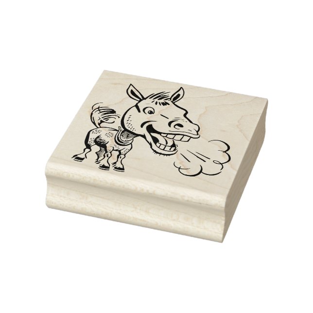 Braying Donkey Rubber Stamp (Stamp)