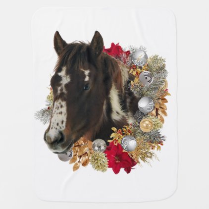 Brayley says Merry Cristmas! Stroller Blanket