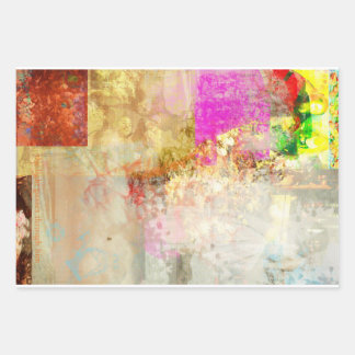 Brazen and Crystal Wrapping Paper Sheets