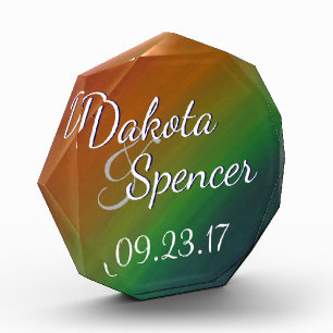 Brazen Colourful Rainbow Pride Abstract Wedding Award