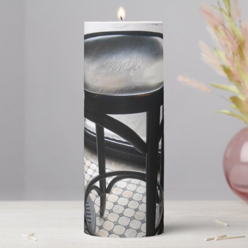 Brazen Fox Stool Pillar Candle